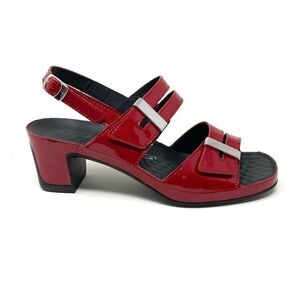 BRAND NEW/NEVER WORN - Comfortable, elegant, red VITAL Women's Sandals (7.5)